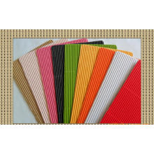 80GSM colores mezclados de papel corrugado